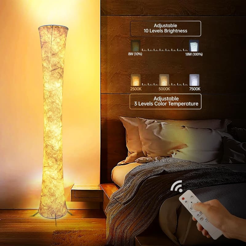 RGB Color Changing Smart Floor Lamp with Music Sync & APP Control