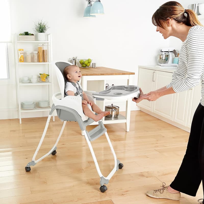Convertible 3-in-1 Baby High Chair & Booster Seat - Slate