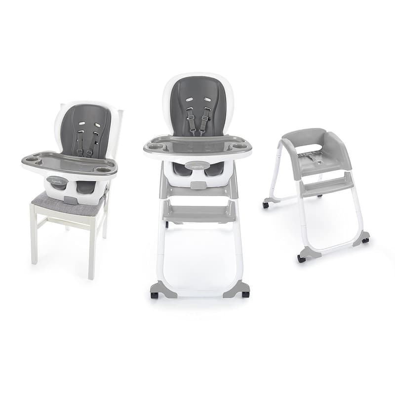 Convertible 3-in-1 Baby High Chair & Booster Seat - Slate