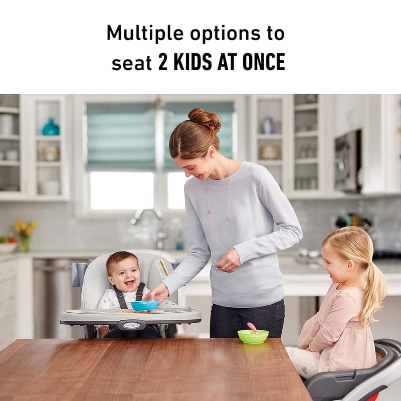 Graco Blossom 6-in-1 Convertible High Chair for Infants & Toddlers