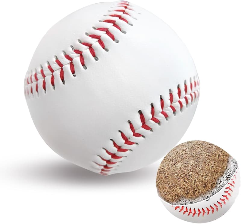 Standard Baseballs for Training and Autographs - Size 9 Inch (2, 4, or 12 Pack)