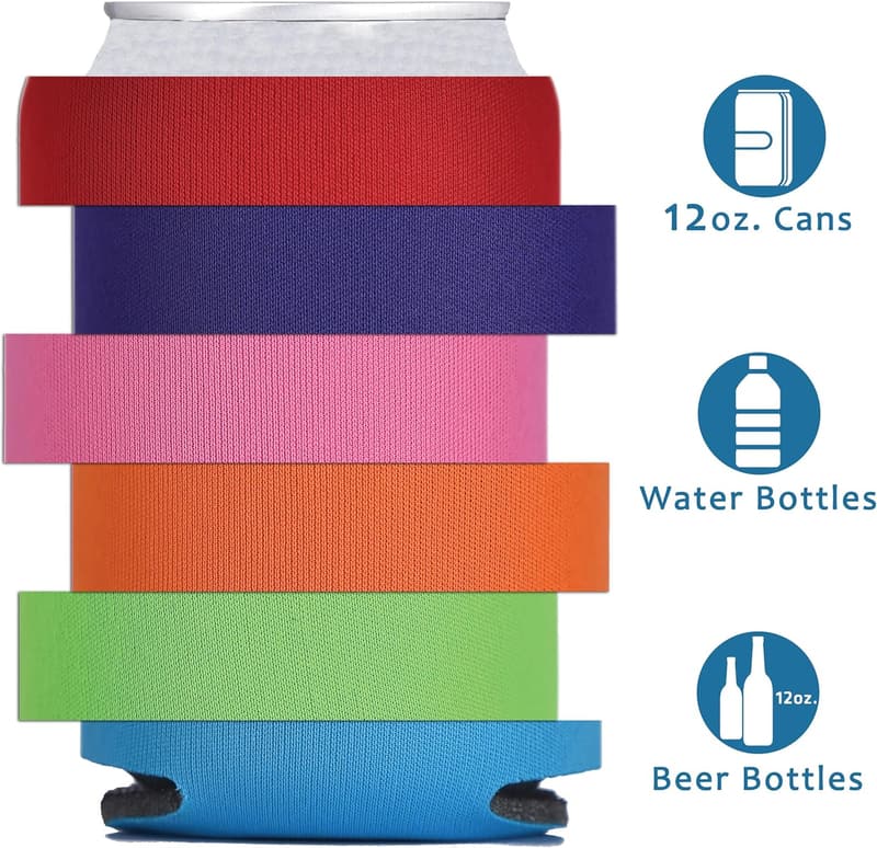 Blank Poly Foam Can Cooler Sleeves