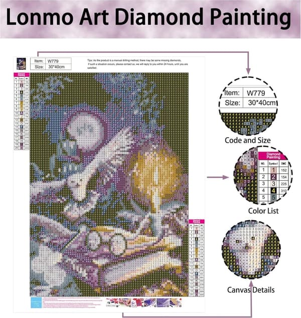 Halloween Diamond Painting Kits for Adults - 5D Full Drill Art
