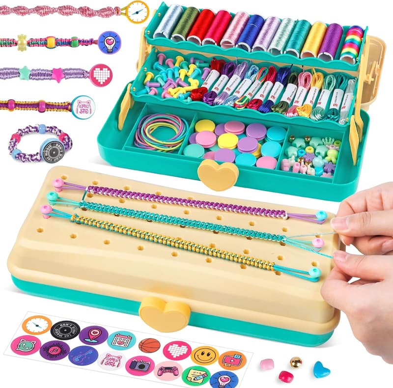 DIY Friendship Bracelet Kit for Girls Ages 8-12 - Easter Gift