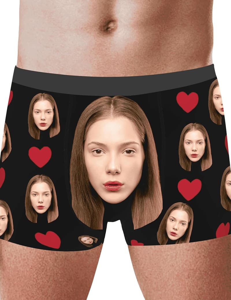 Custom Personalized Boxers for Men's Birthday Gifts
