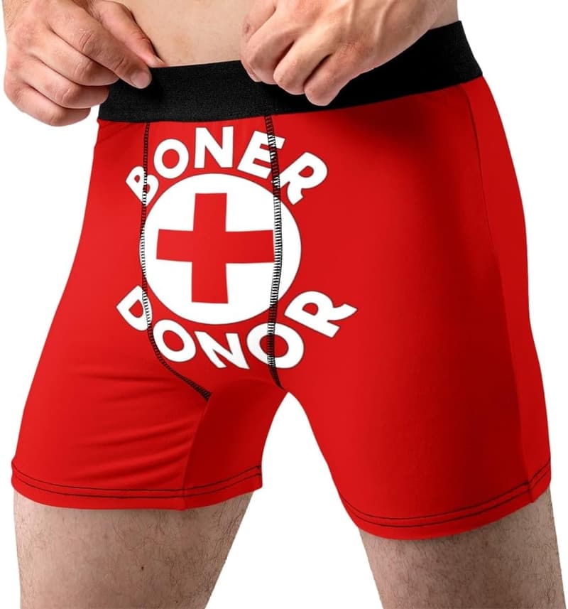 Funny Boxer Briefs for Men - Blast Zone Novelty Gift