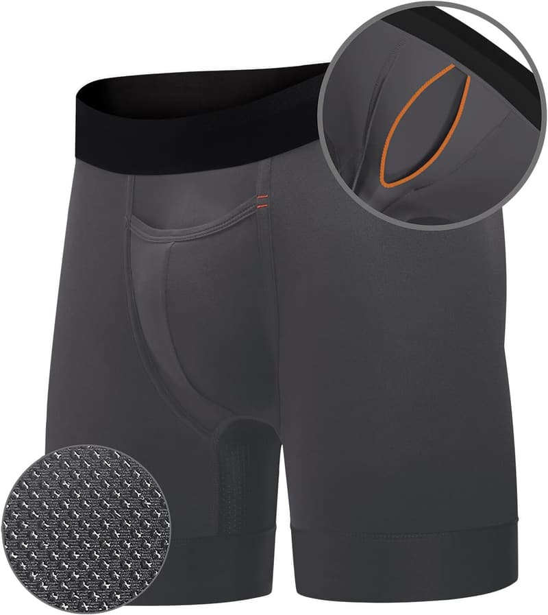 Men's Performance Underwear with Patented Ball Pouch Design