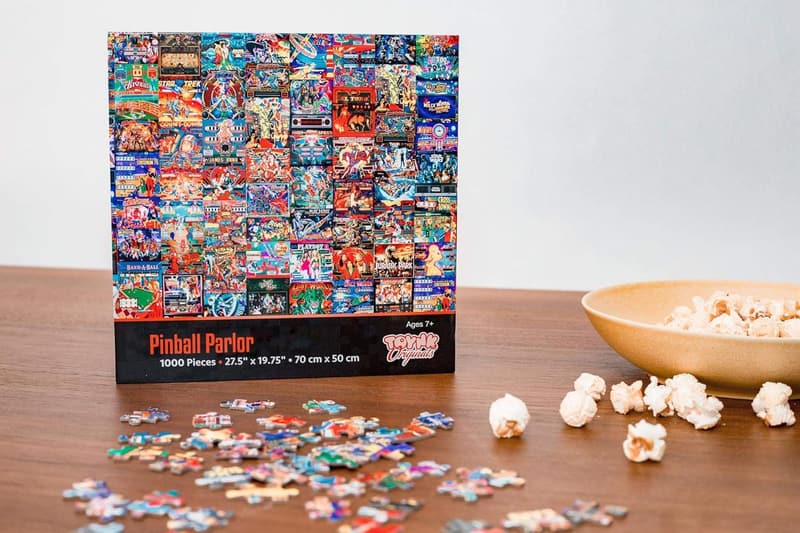 Pinball Parlor 1000-Piece Jigsaw Puzzle for Family Game Night