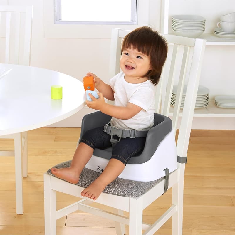 Lightweight Toddler Booster Seat with Easy-Clean Design
