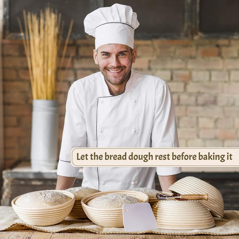 Sourdough Bread Baking Starter Kit with Two 9