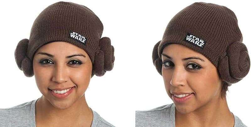 Princess Leia Buns Knit Hat for Adults