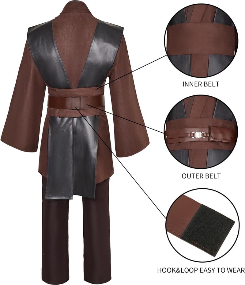 Men's Halloween Tunic Costume Set for Cosplay