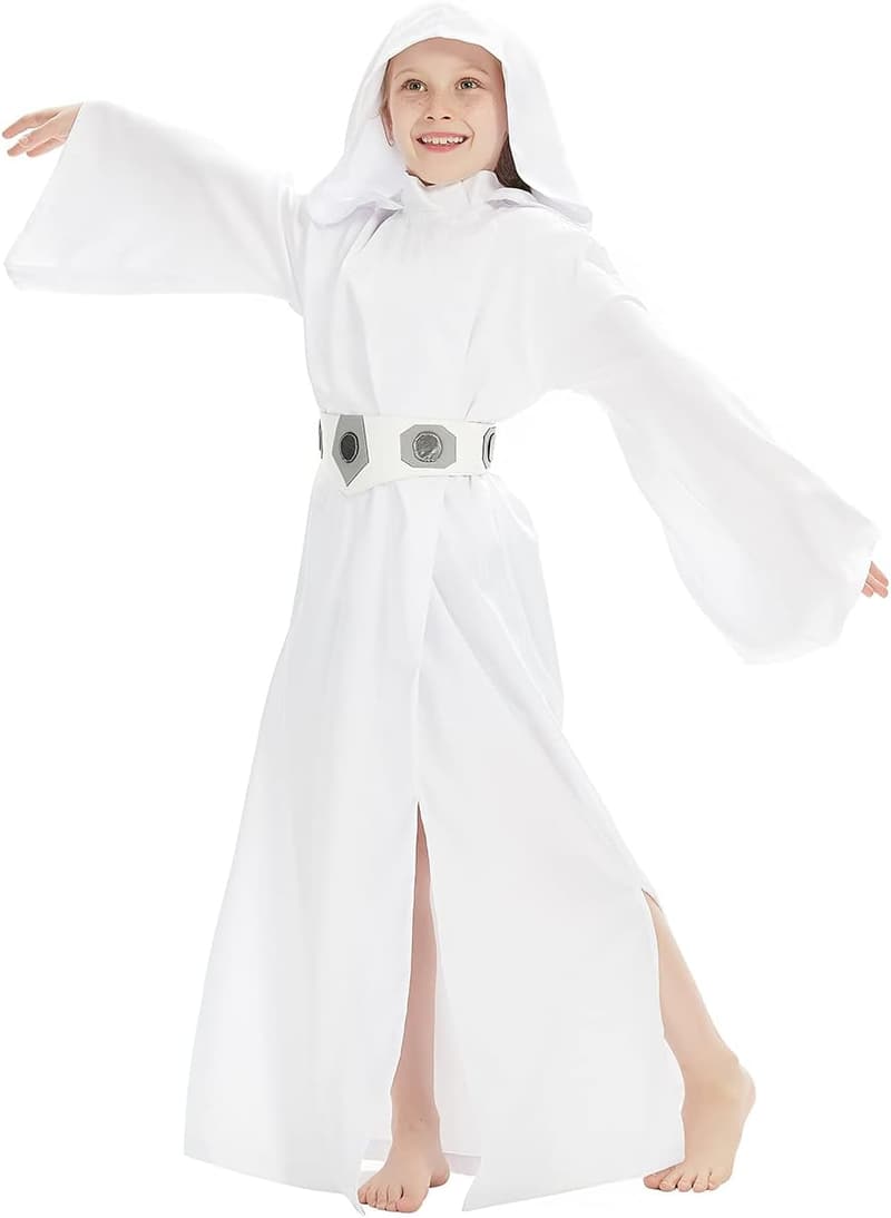 Girls' Princess Hooded Costume for Halloween