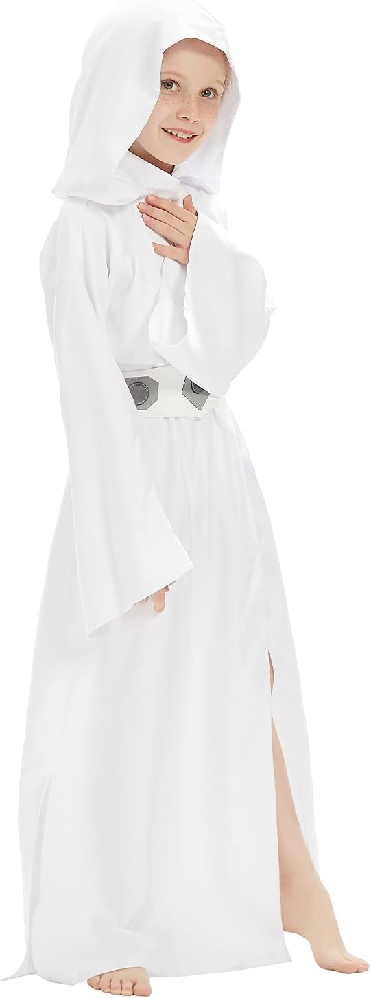 Girls' Princess Hooded Costume for Halloween