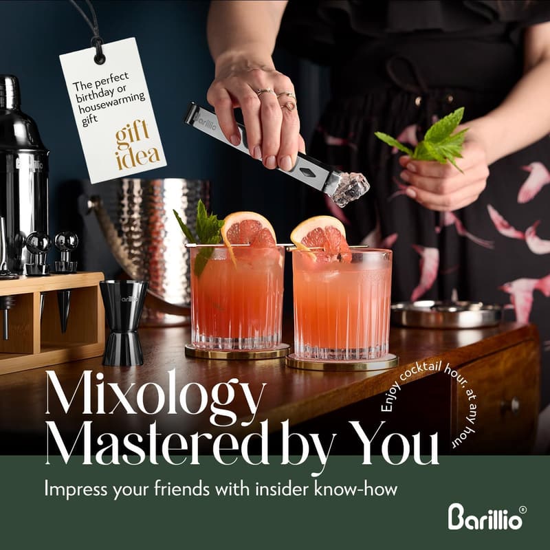 Cocktail Shaker Set - 23-Pc Stainless Steel Mixology Kit