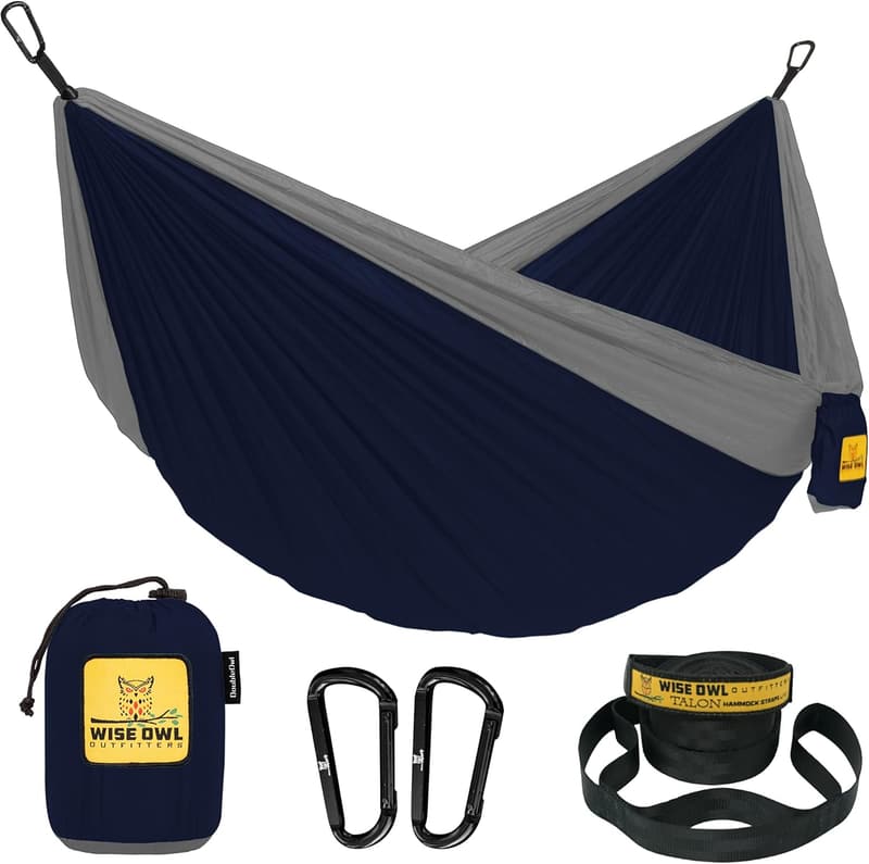 Portable Lightweight Camping Hammock - Up to 500lbs Capacity