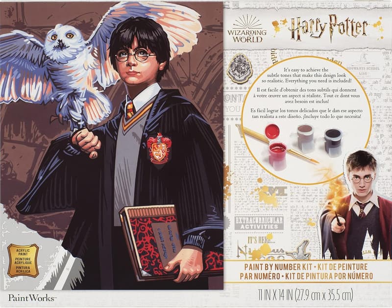 Harry Potter Paint by Number Kit for Adults & Kids, 11