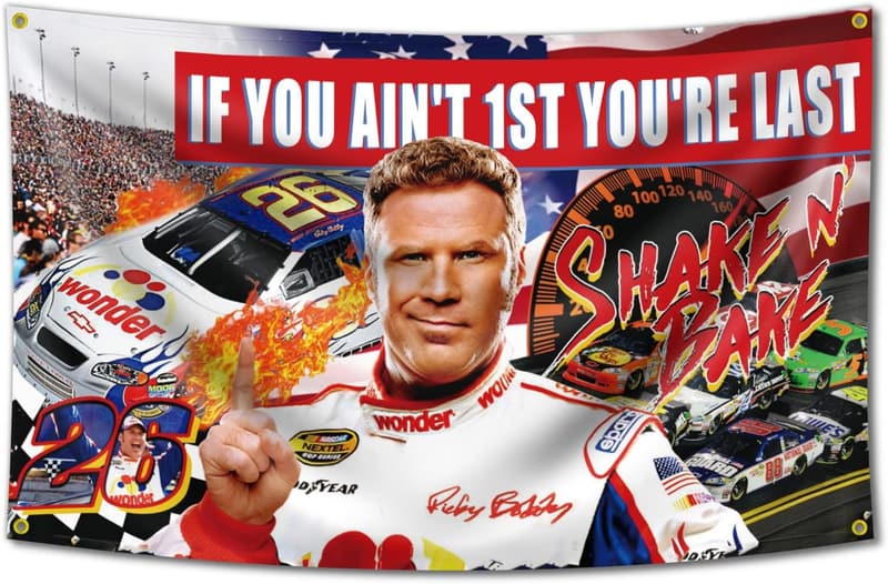 Talladega Nights Funny Wall Flag - 3x5 ft with Grommets