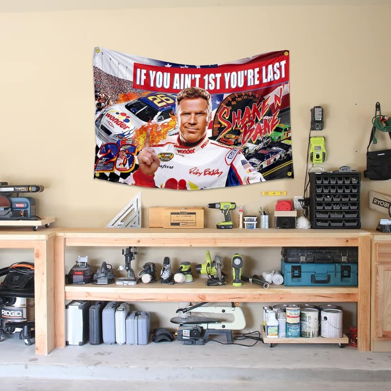 Talladega Nights Funny Wall Flag - 3x5 ft with Grommets