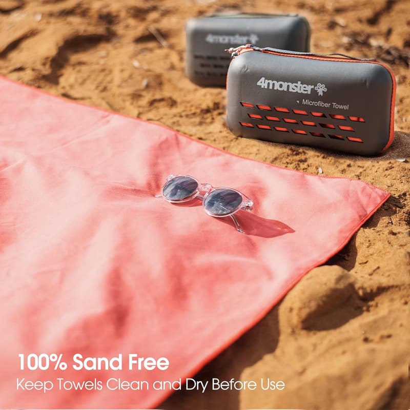 Super Absorbent Microfiber Travel Towel for Camping & Gym