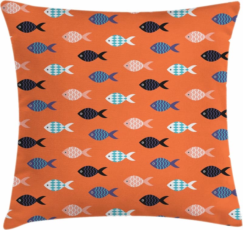 Nautical Fish Motif Cushion Covers - Set of 4, 20
