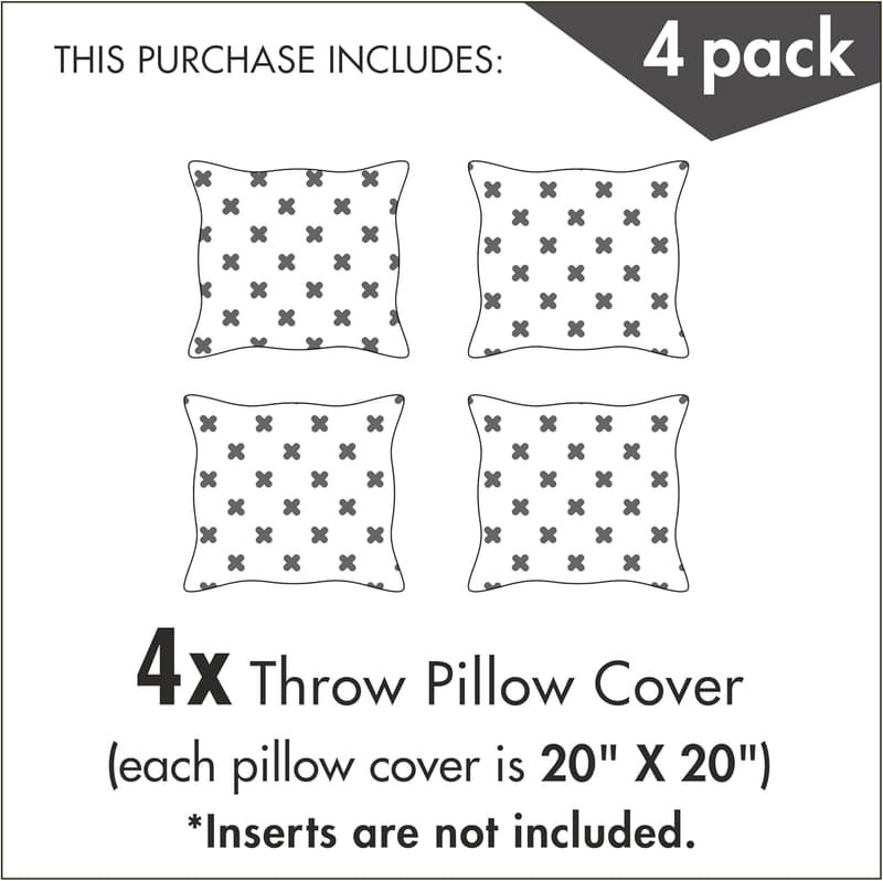 Nautical Fish Motif Cushion Covers - Set of 4, 20