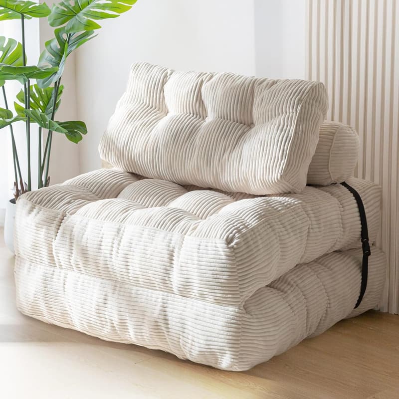 Portable Folding Sofa Bed with Pillow for Living Room/Bedroom