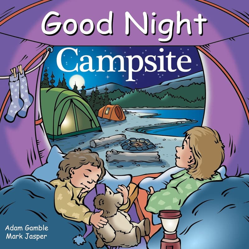 Campsite Good Night Canvas Print