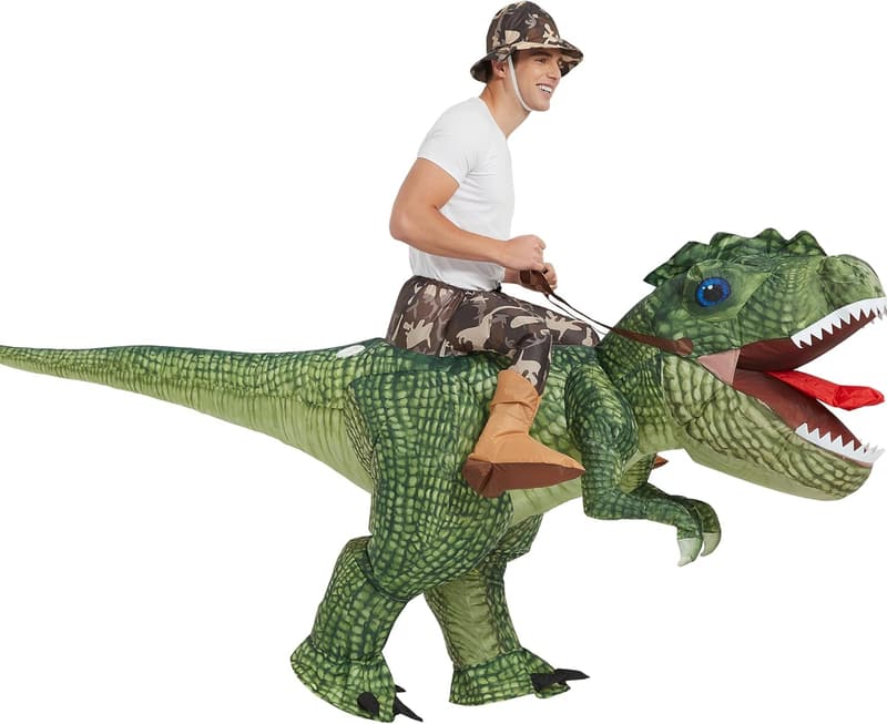 Inflatable T-Rex Costume for Adults - Funny Halloween Party