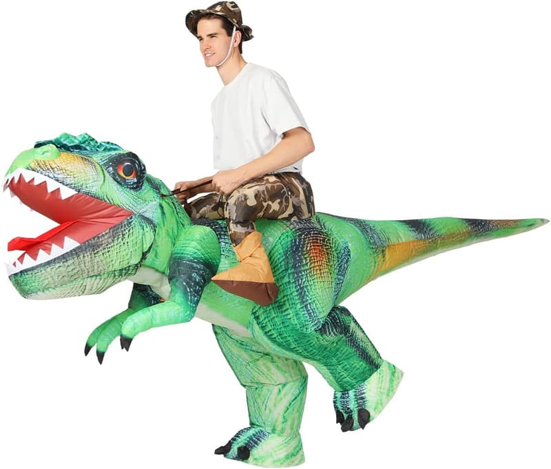 Inflatable T-Rex Dinosaur Costume for Halloween Party