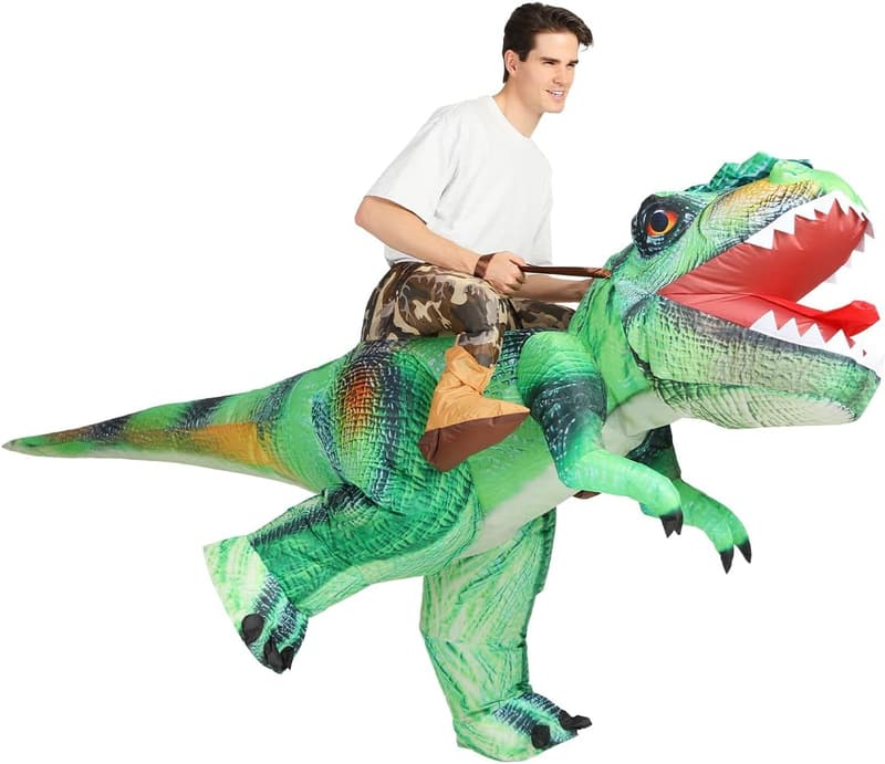 Inflatable T-Rex Dinosaur Costume for Halloween Party