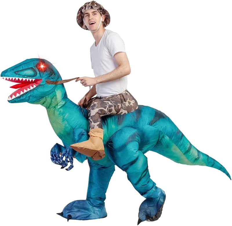 Inflatable Dinosaur Costume for Halloween Party - Adults