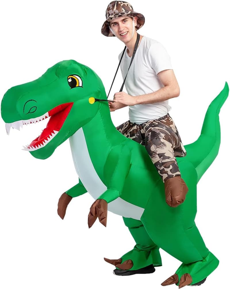 Inflatable Dinosaur Costume for Halloween Party – Adult Unisex