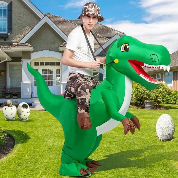 Inflatable Dinosaur Costume for Halloween Party – Adult Unisex