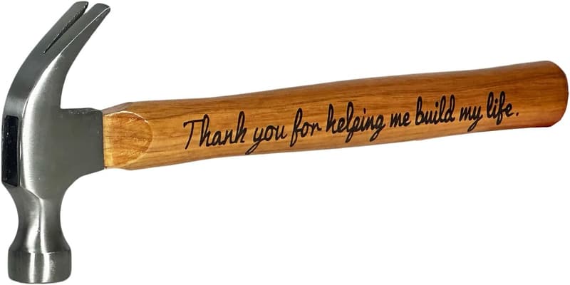 Personalized Engraved Steel Hammer for Father's Day