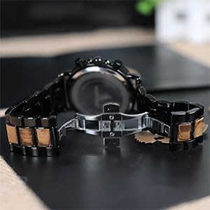 Personalized Engraved Wooden Watch for Men