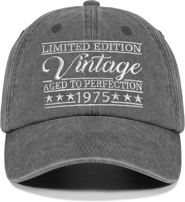 Vintage Baseball Cap - Unique Birthday Gift for Him and Her