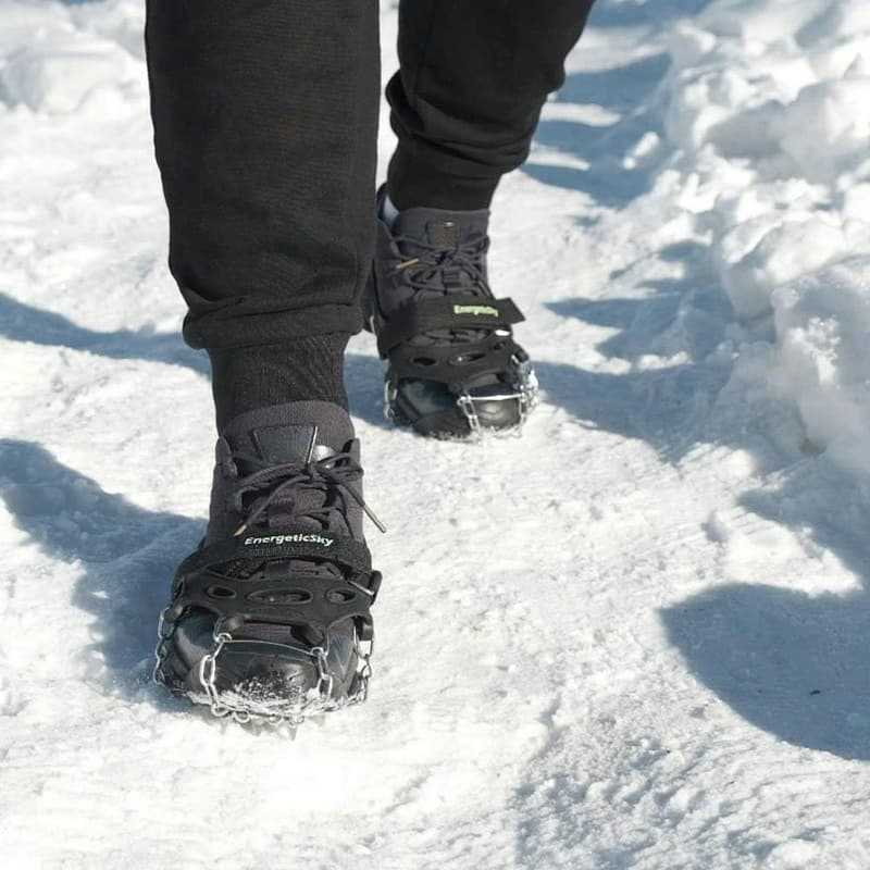 Ice Cleat Spikes Crampons for Hiking on Ice & Snow