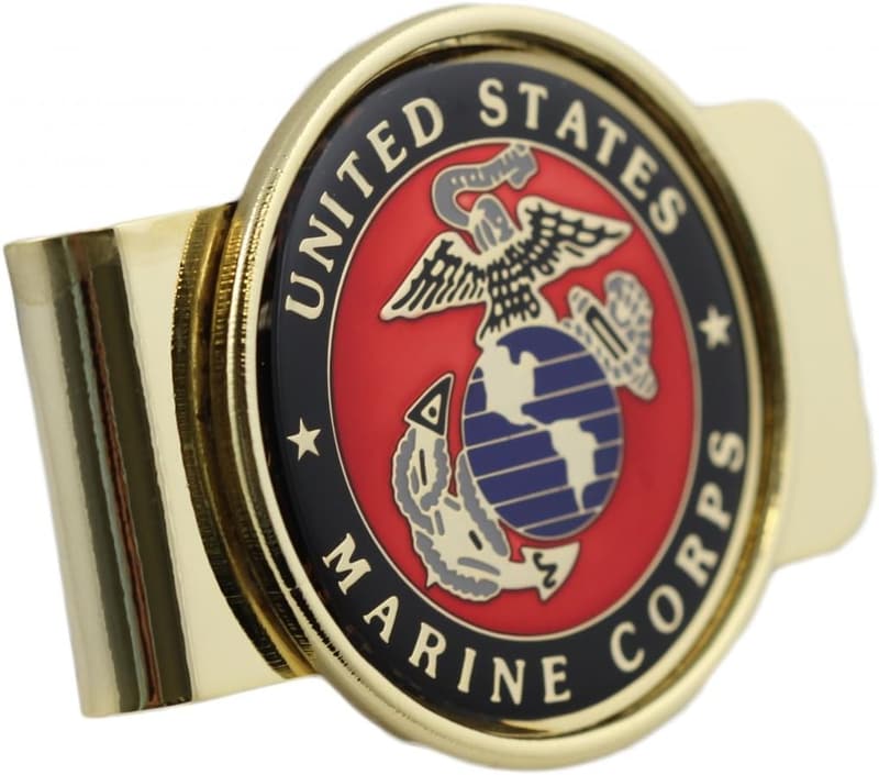 US Marine Corps Logo Military Money Clip