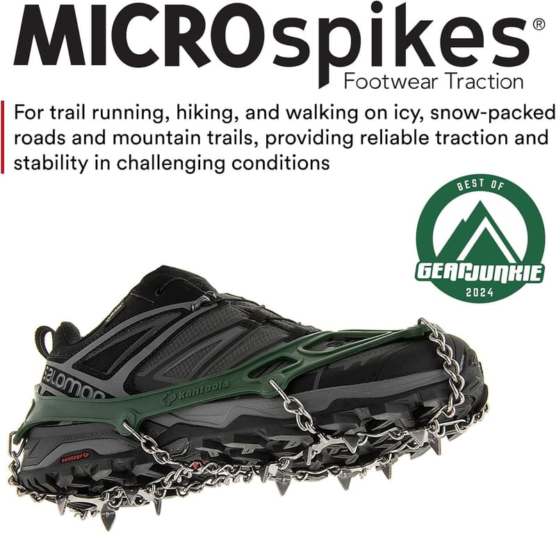 Winter Traction MICROspikes for Hiking and Ice Mountaineering