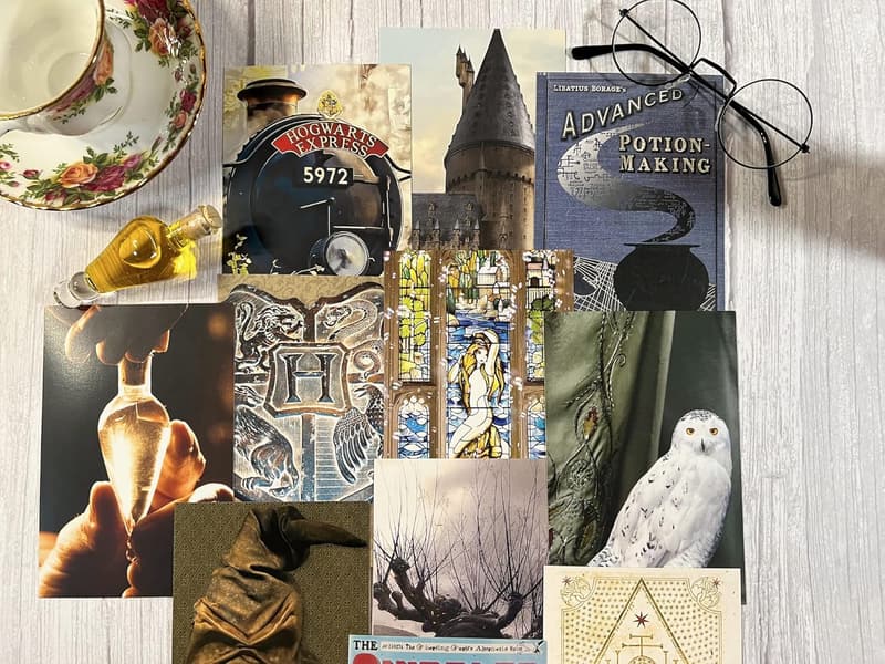 Harry Potter Hogwarts Wall Collage Prints - Set of 50