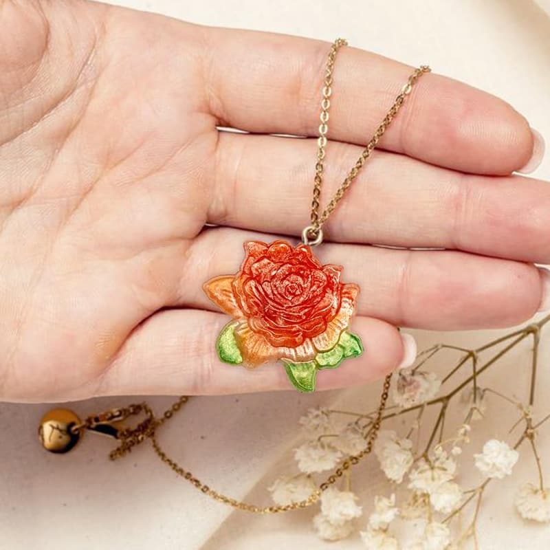 Rose Mold for Polyclay & Air Dry Clay - 7x3 Inch