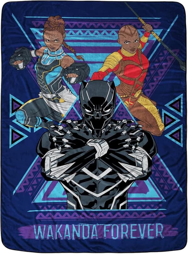 Black Panther Wakanda Forever Kids Blanket - 60x90 inches Fleece
