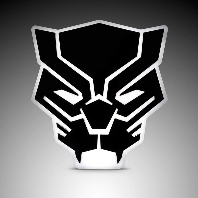 Black Panther LED Mood Light - 6-Inch Collectible Lamp