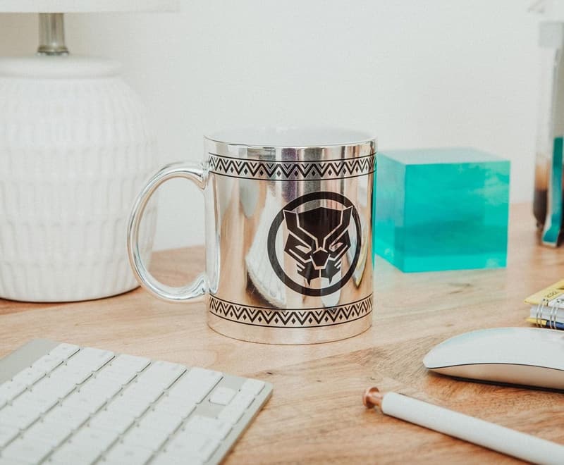 Marvel Black Panther Ceramic Mug - 20oz Electroplated Cup
