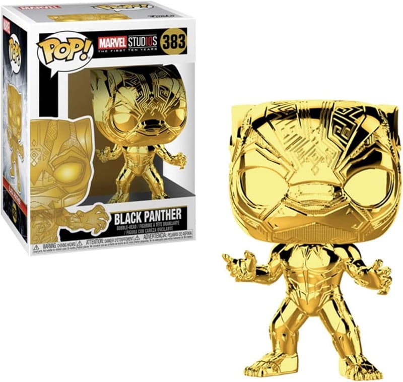 10th Anniversary Black Panther Chrome Funko Pop!
