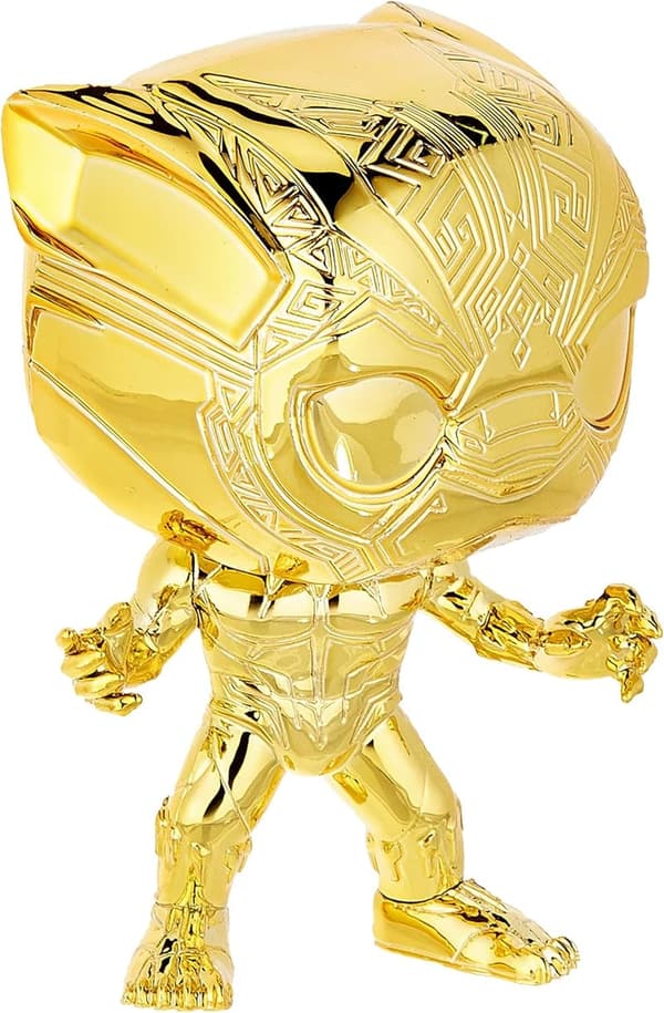 10th Anniversary Black Panther Chrome Funko Pop!