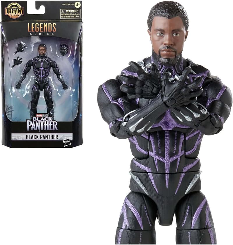 Black Panther 6-Inch Action Figure with 3 Accessories