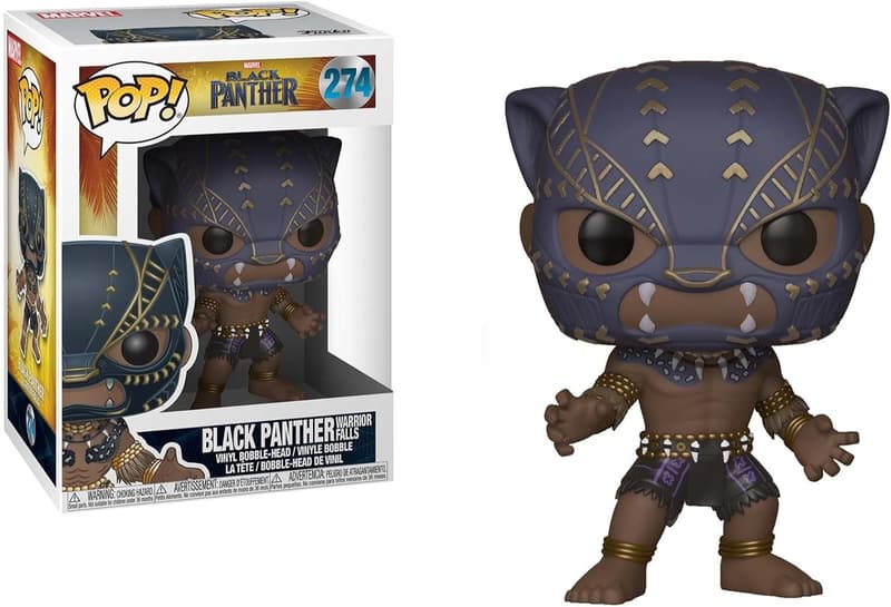 Black Panther (Warrior Falls) Collectible Figure - Marvel Funko Pop!