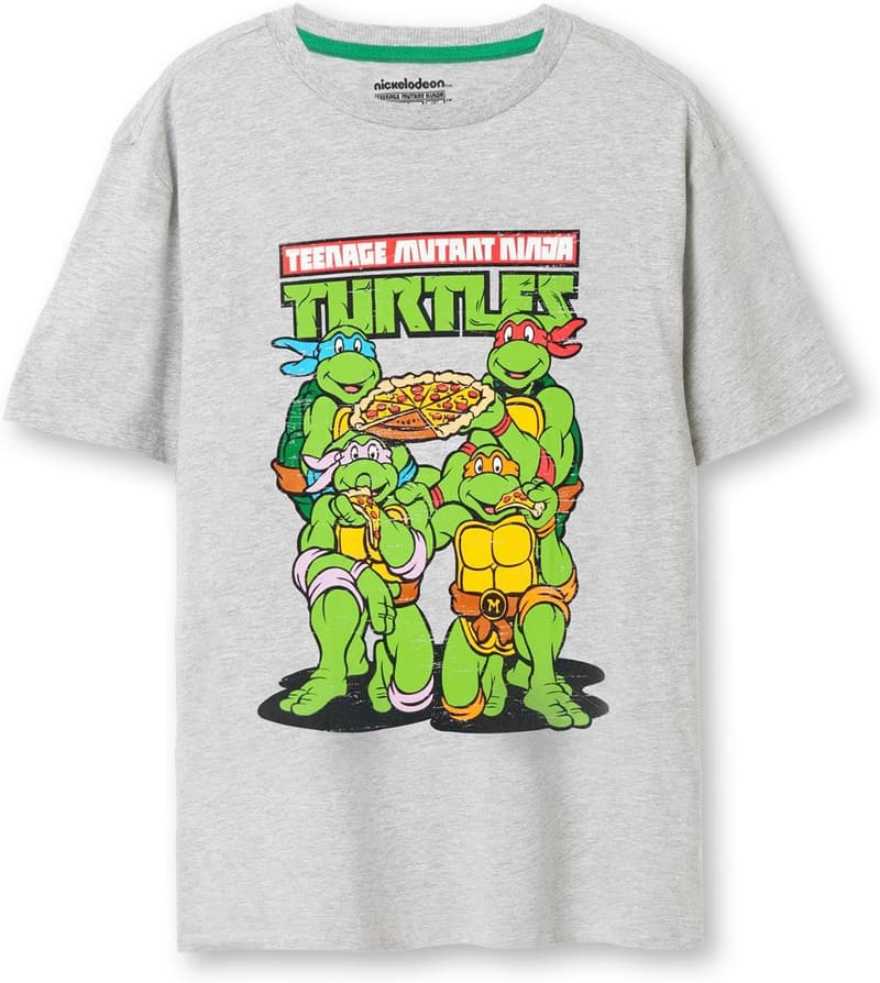 Teenage Mutant Ninja Turtles Adult Pajamas - Grey Pizza Party Set